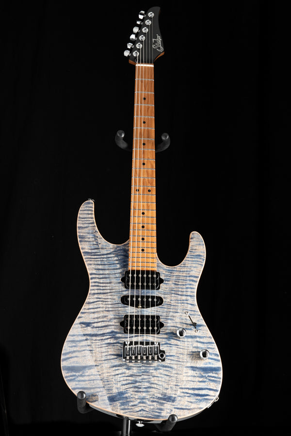 ギター Suhr Modern Plus Trans Blue Denim Slate Suhr Modern Plus Guitar, Trans Blue Denim Slate, Pau Ferro