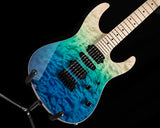 Suhr Custom Modern Aqua Blue Gradient