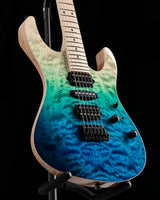 Suhr Custom Modern Aqua Blue Gradient