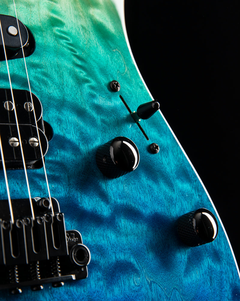 Suhr Custom Modern Aqua Blue Gradient