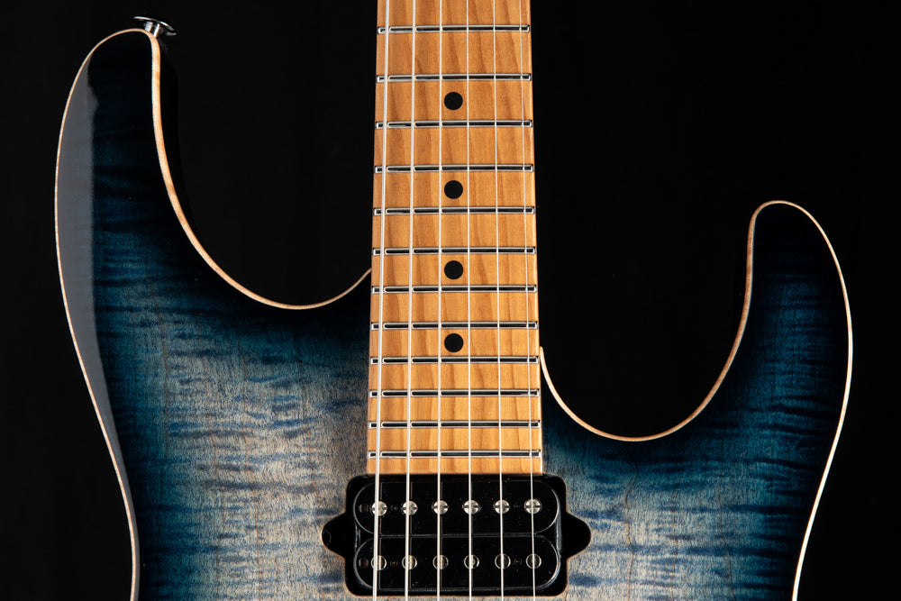 Suhr Standard Plus - Trans Whale Blue Burst – Angel City Guitars