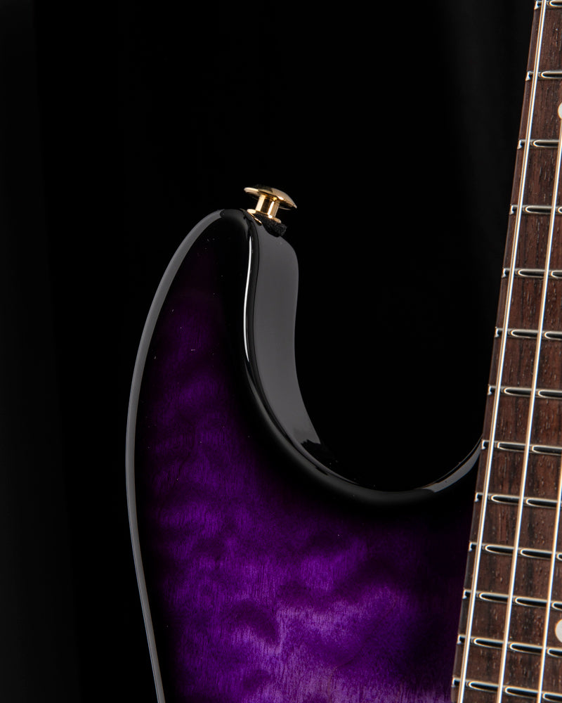 Suhr Custom Standard Trans Purple Thin Burst