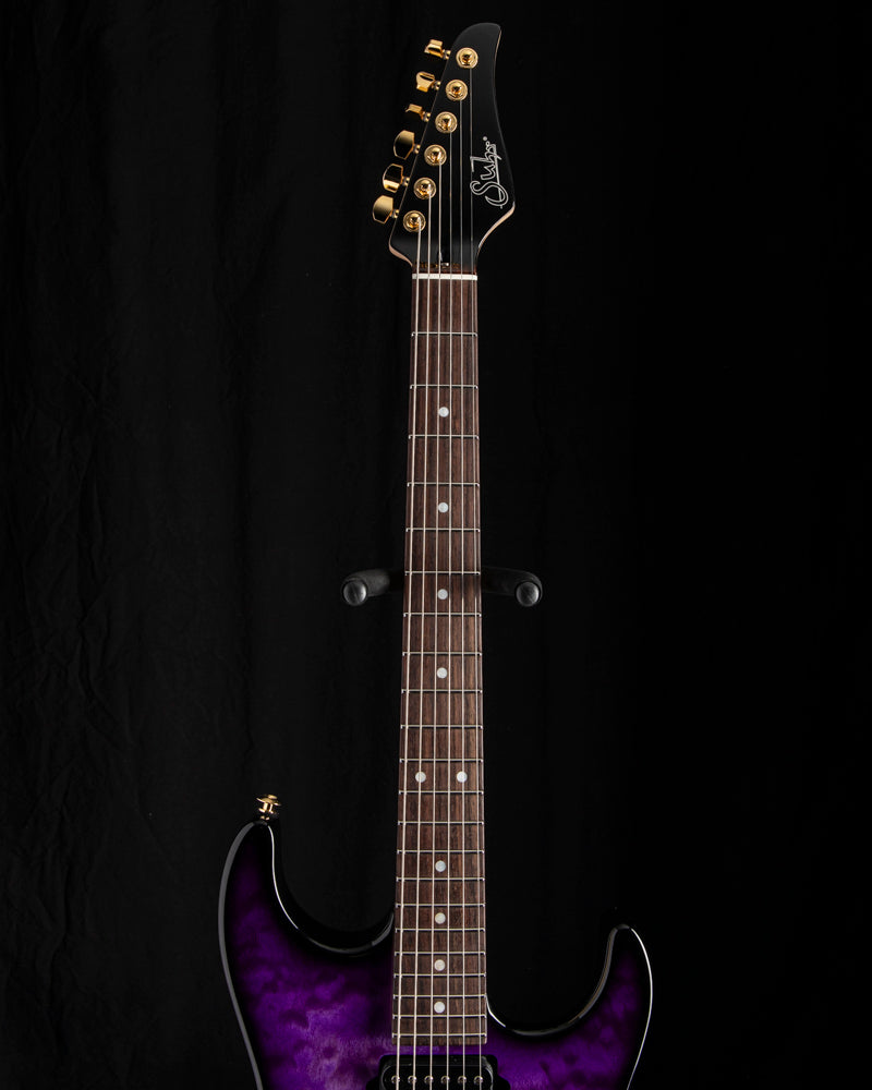 Suhr Custom Standard Trans Purple Thin Burst