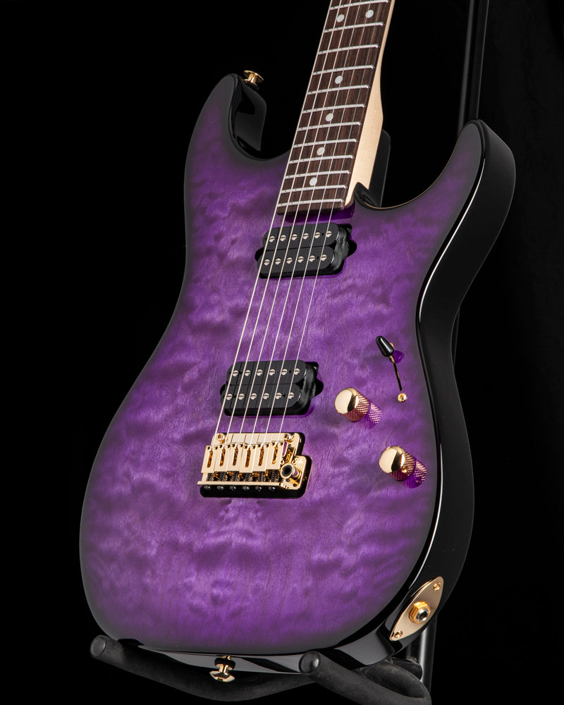 Suhr Custom Standard Trans Purple Thin Burst