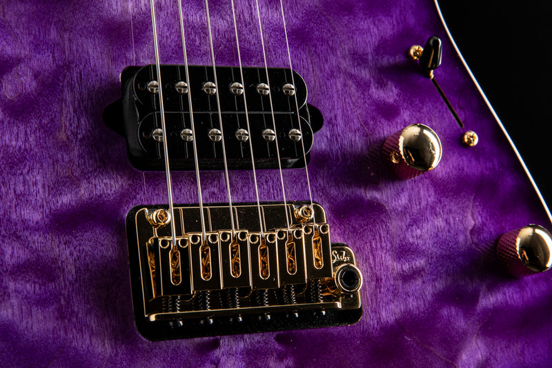 Suhr Custom Standard Trans Purple Thin Burst