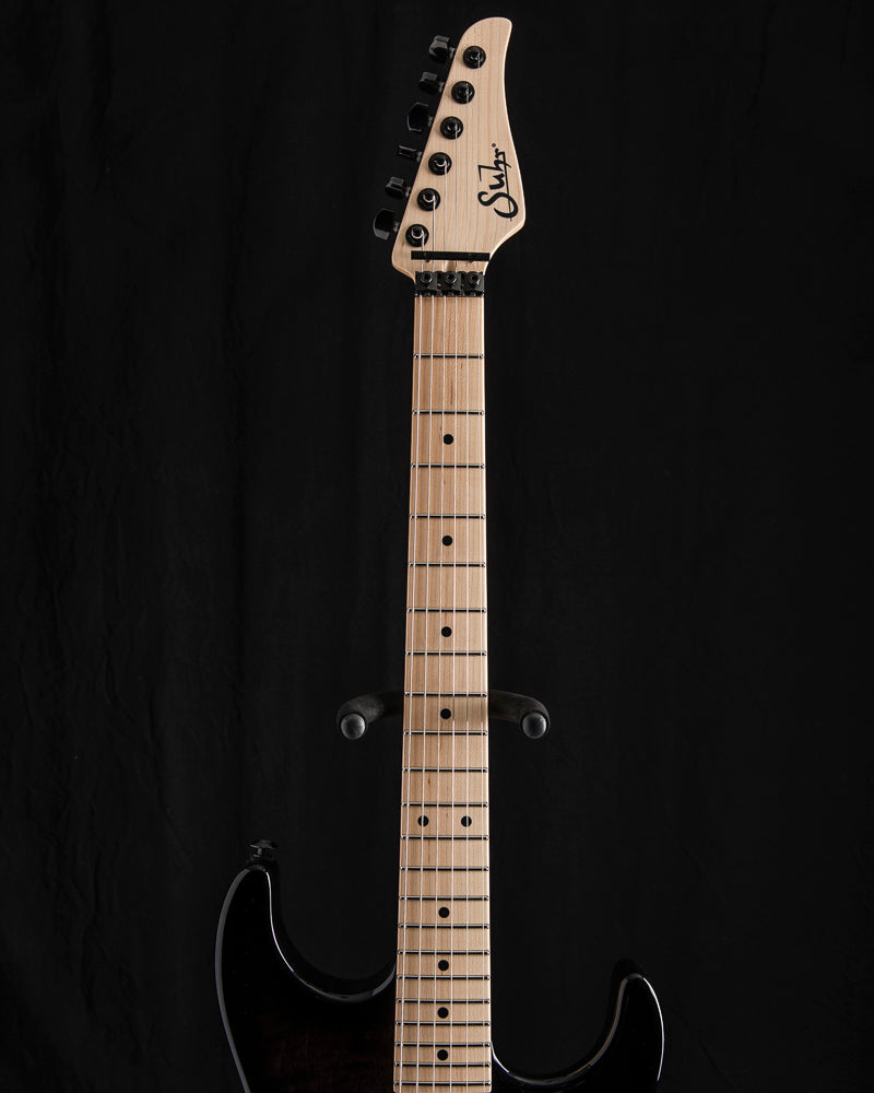 Suhr Standard Trans Black Thin Burst Limited Edition