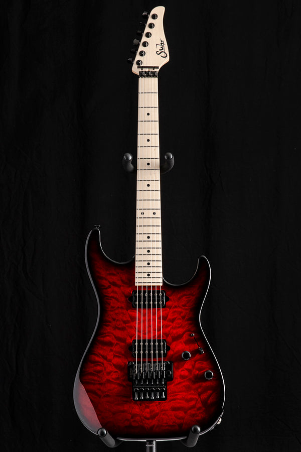 Suhr Standard Trans Red Thin Burst Limited Edition