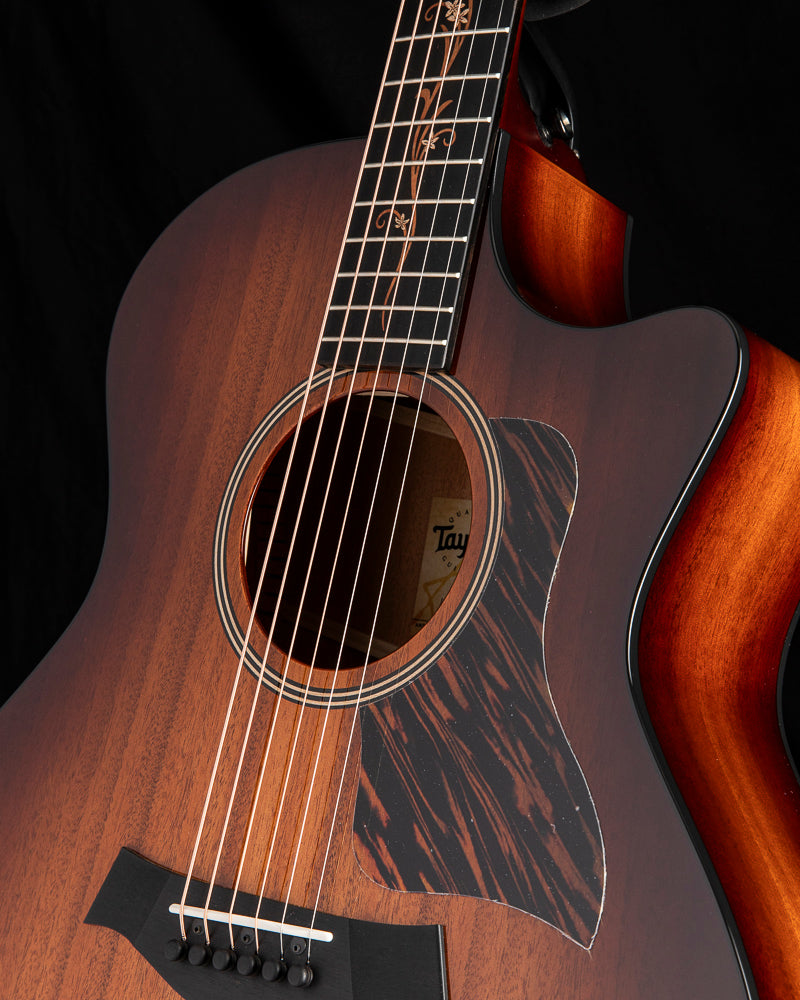 Taylor Catch Custom #50 C24ce Grand Auditorium Ribbon Mahogany Shaded Edgeburst