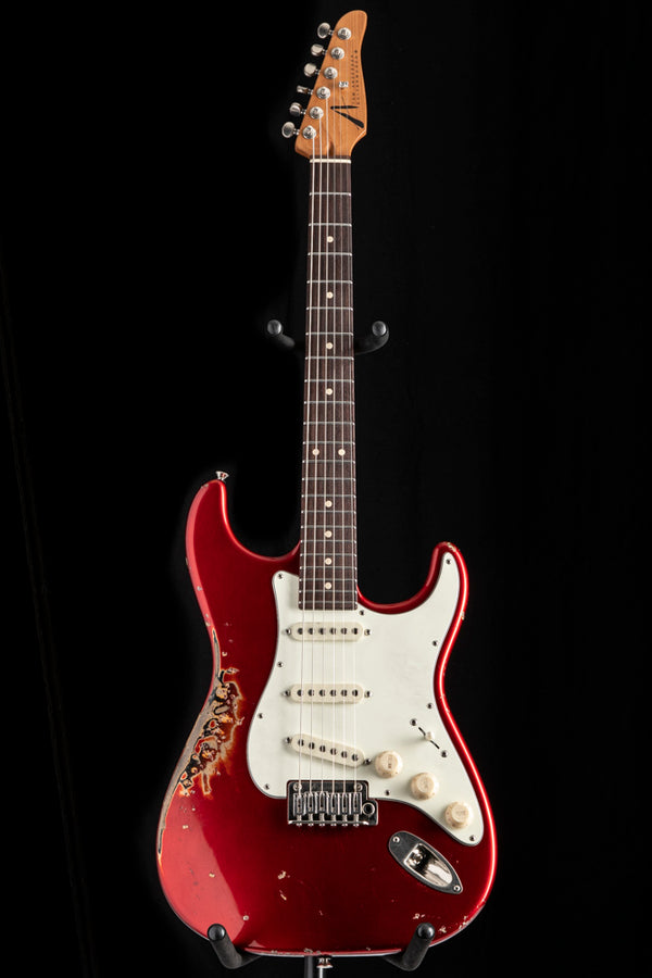 Tom Anderson Icon Classic Candy Apple Red over 3 Color Burst