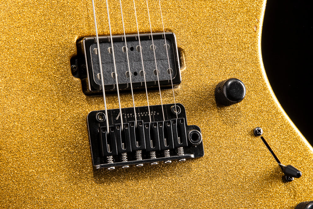 Tom Anderson Raven Shorty In-Distress Big Sparkle Gold