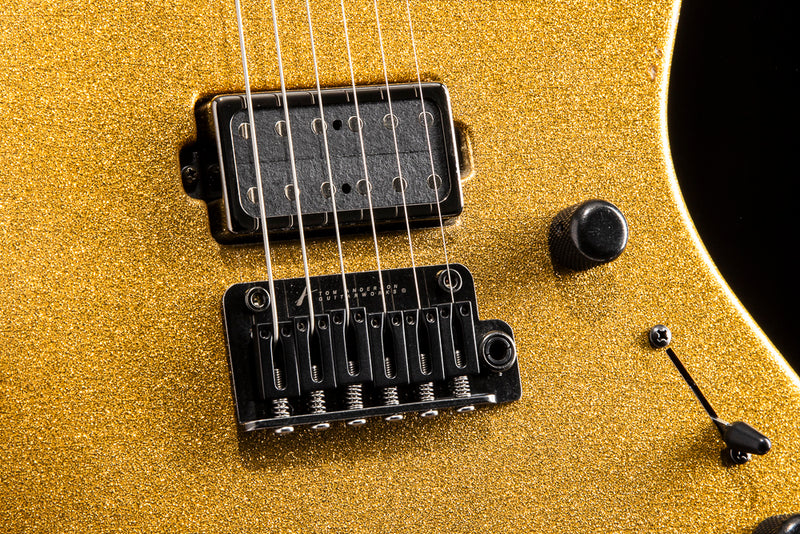 Tom Anderson Raven Shorty In-Distress Big Sparkle Gold