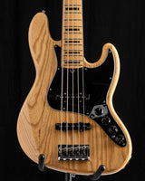 Used Fender American Deluxe Jazz Bass V Natural