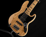 Used Fender American Deluxe Jazz Bass V Natural