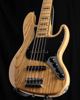 Used Fender American Deluxe Jazz Bass V Natural