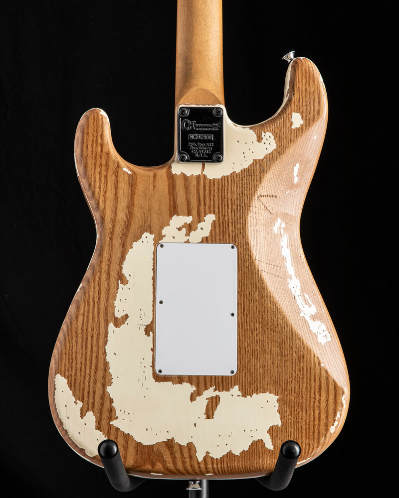 Used Charvel Henrik Danhage Limited-Edition Signature Pro-Mod So-Cal White Relic
