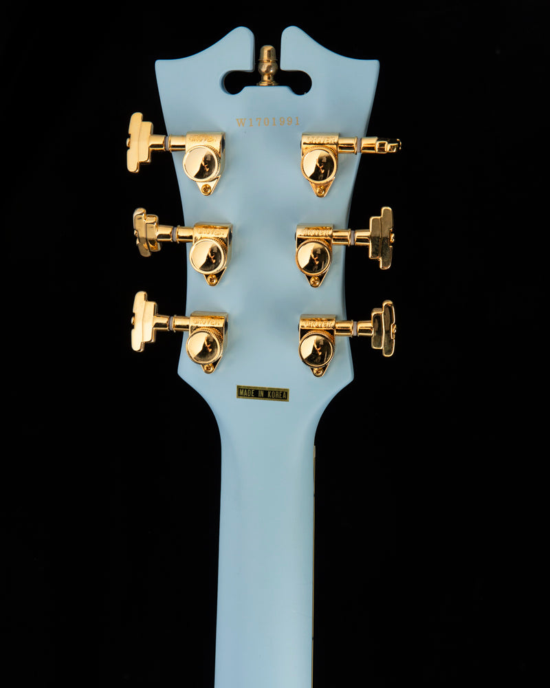 Used D'Angelico Deluxe DC Matte Powder Blue