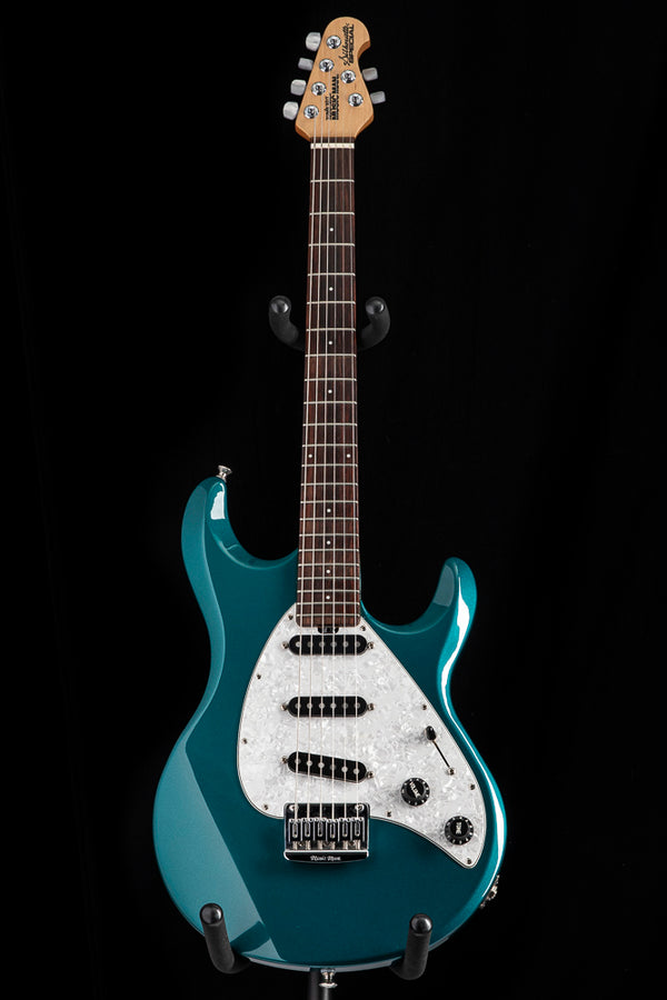 Used Ernie Ball Music Man Silhouette Special SSS Tremolo Teal