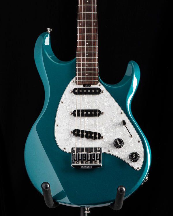 Used Ernie Ball Music Man Silhouette Special SSS Tremolo Teal