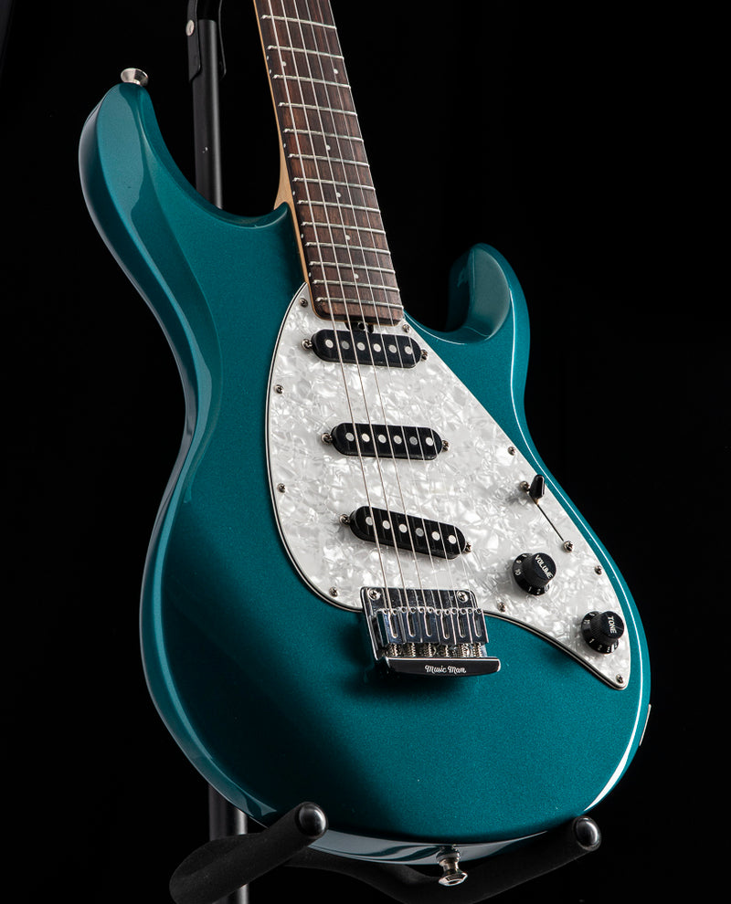 Used Ernie Ball Music Man Silhouette Special SSS Tremolo Teal