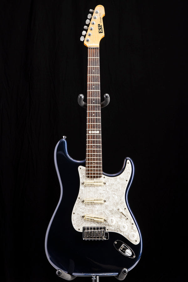 Used ESP Vintage Plus S Gun Metal Blue