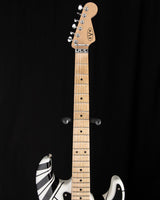 Used EVH Striped Series Black and White