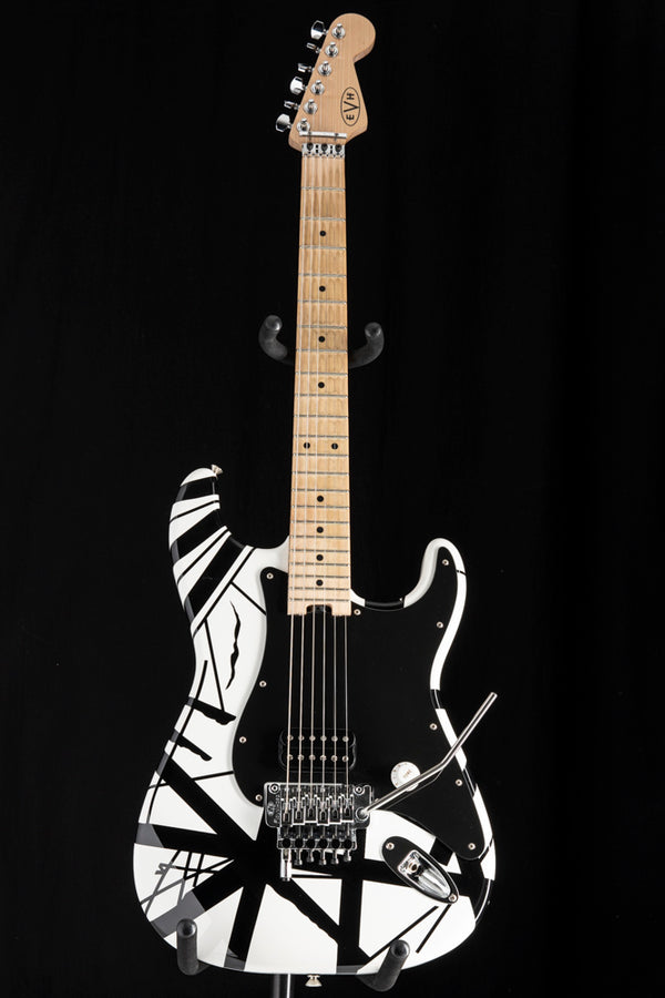 Used EVH Striped Series Black and White