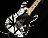 Used EVH Striped Series Black and White