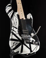 Used EVH Striped Series Black and White