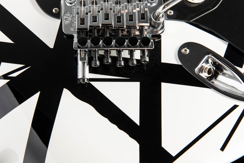 Used EVH Striped Series Black and White