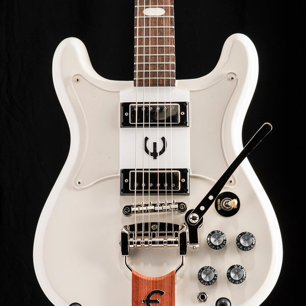 Used Epiphone Crestwood Custom Polaris White