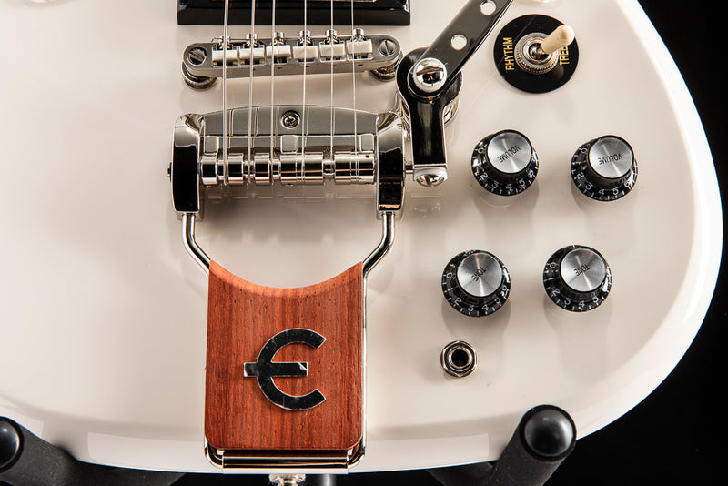 Used Epiphone Crestwood Custom Polaris White