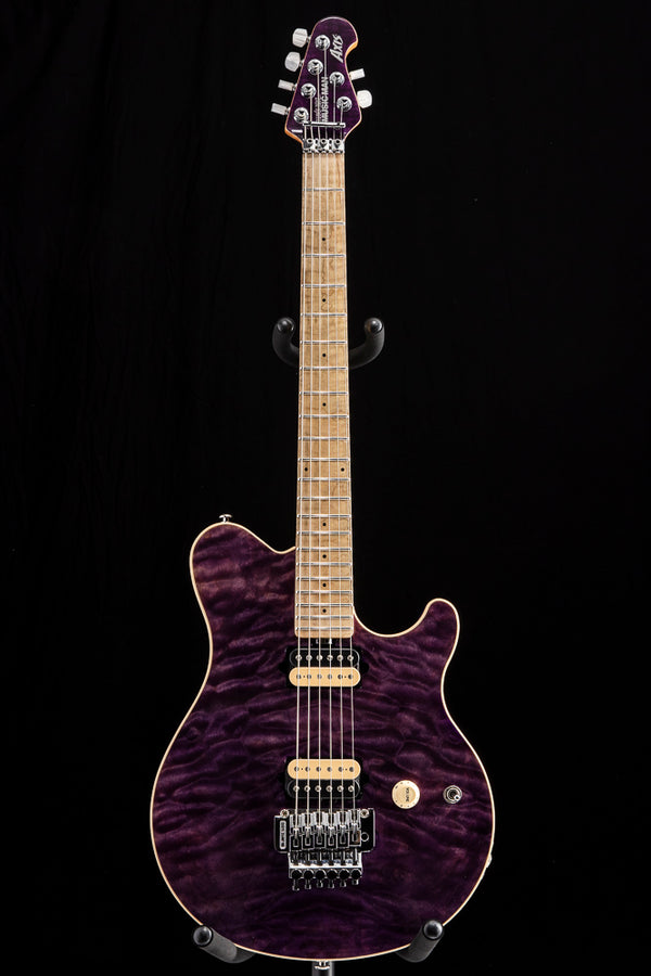 Sterling by MUSICMAN AX40パープルEVH風一部改造 Used Ernie Ball Music Man Eddie Van Halen Signature Transparent Purple