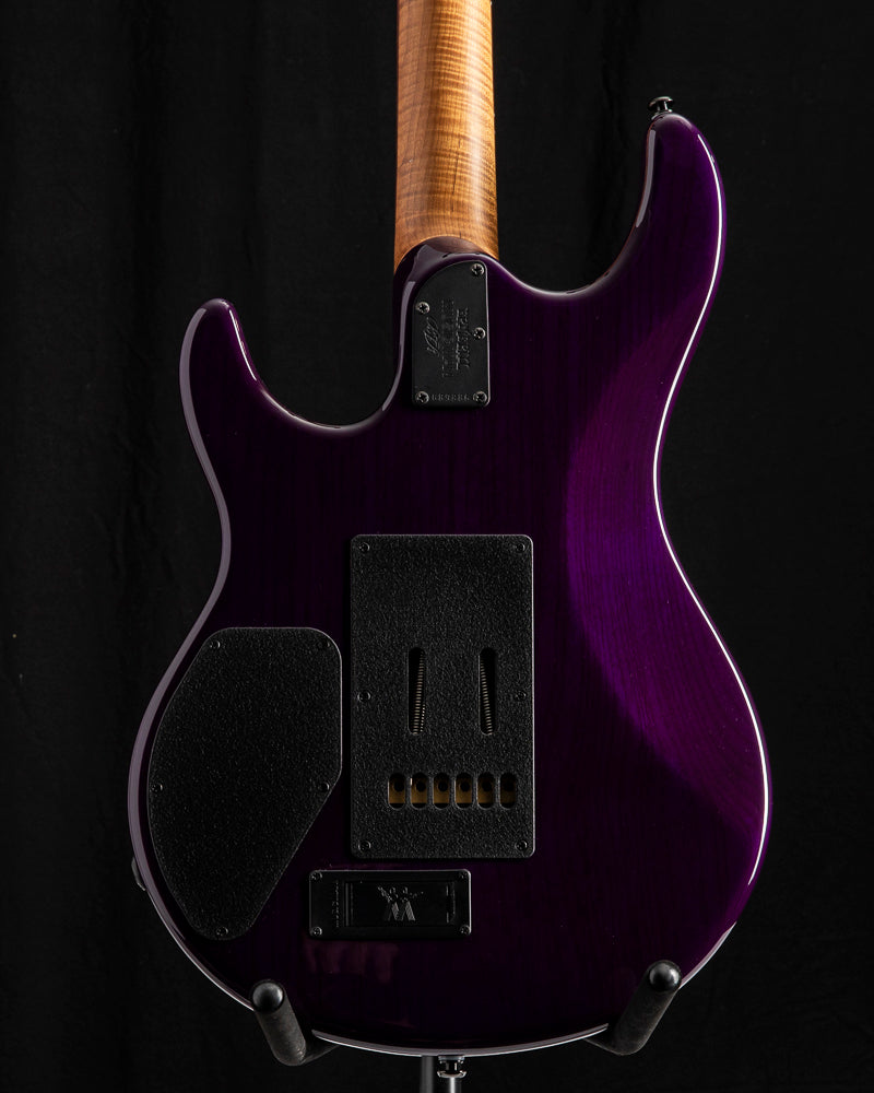 Used Ernie Ball Music Man Ball BFR Luke III HH Boysenberry Flame