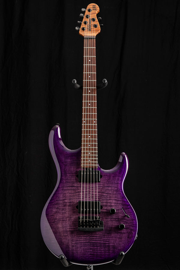 Used Ernie Ball Music Man Ball BFR Luke III HH Boysenberry Flame