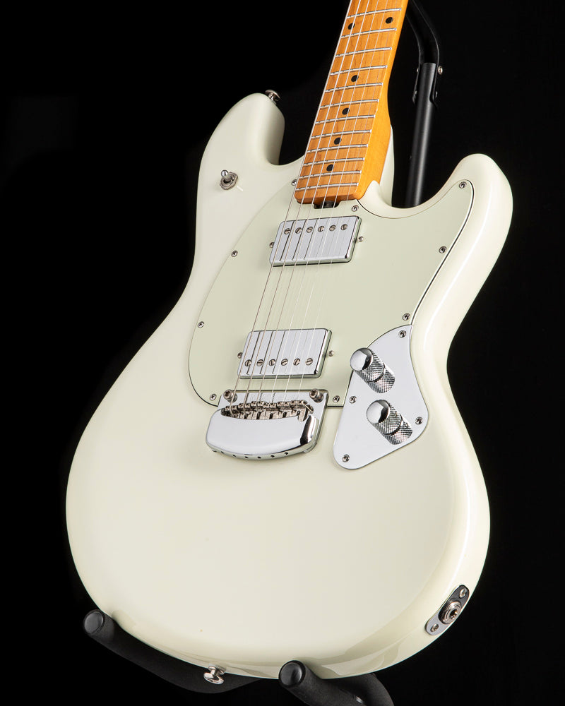 Used Ernie Ball Music Man Stingray HH Ivory White