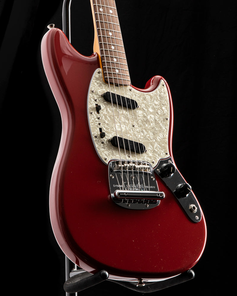 Used Fender MG-69 Mustang Fiesta Red