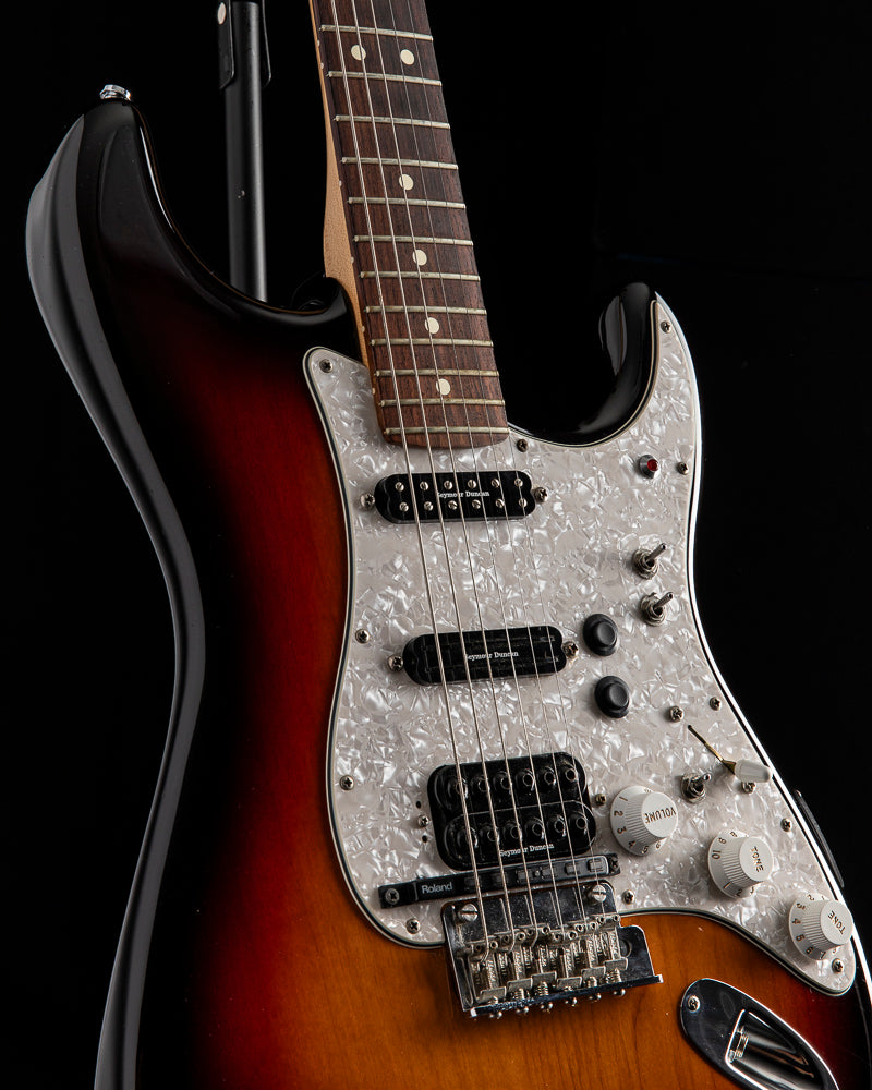 Used Fender American Professional Stratocaster 3-Color Sunburst w/ Roland GR-55 Guitar Synthesizer