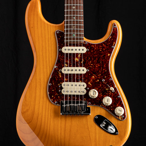 Used Fender American Deluxe Stratocaster HSS Amber