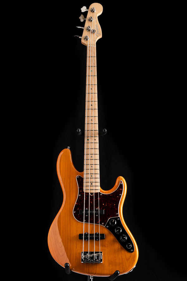 Used Fender American Deluxe Jazz Bass Amber