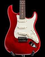 Used Fender American Deluxe Stratocaster Crimson Transparent