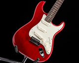 Used Fender American Deluxe Stratocaster Crimson Transparent