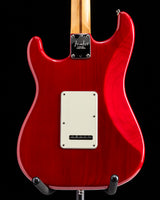 Used Fender American Deluxe Stratocaster Crimson Transparent