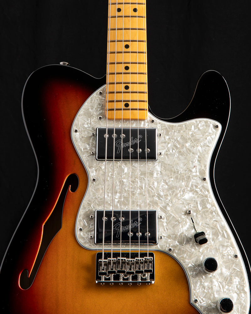 Used Fender American Vintage II 1972 Telecaster Thinline 3-Color Sunburst