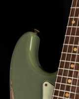 Used Fender Custom Shop Alley Cat Strat Heavy Relic Floyd Rose Drab Green
