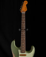 Used Fender Custom Shop Alley Cat Strat Heavy Relic Floyd Rose Drab Green