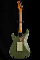 Used Fender Custom Shop Alley Cat Strat Heavy Relic Floyd Rose Drab Green