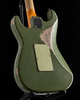 Used Fender Custom Shop Alley Cat Strat Heavy Relic Floyd Rose Drab Green