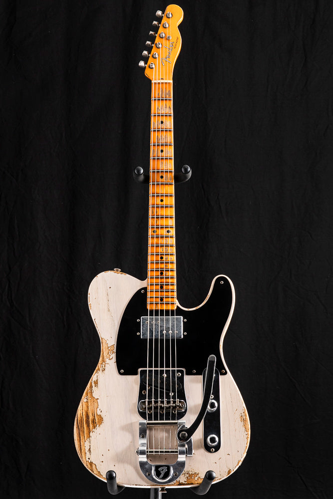 Used Fender Custom Shop CuNiFe Blackguard Tele Aged White Blonde