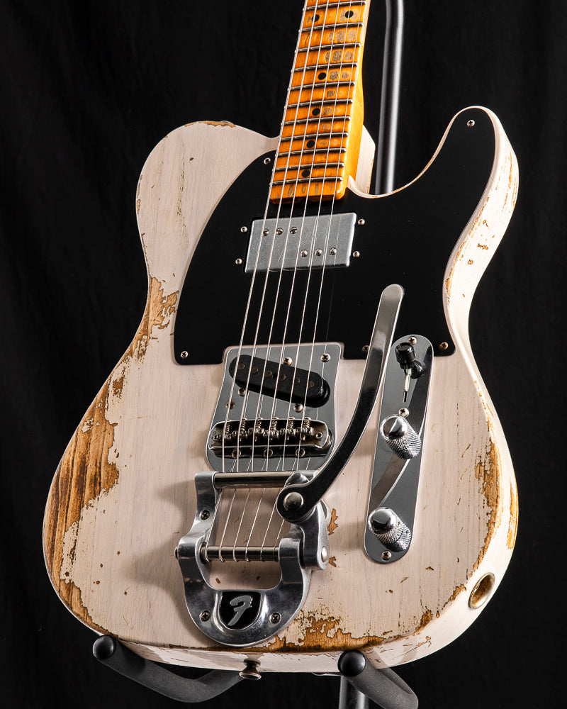 Used Fender Custom Shop CuNiFe Blackguard Tele Aged White Blonde