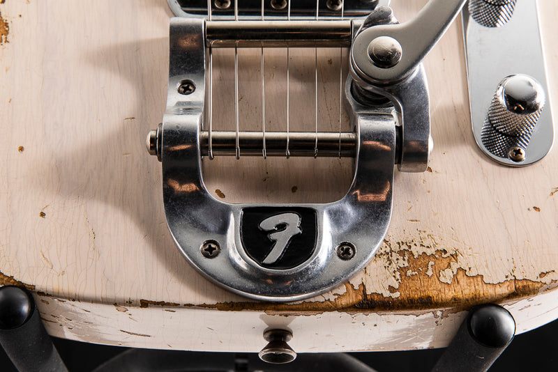 Used Fender Custom Shop CuNiFe Blackguard Tele Aged White Blonde